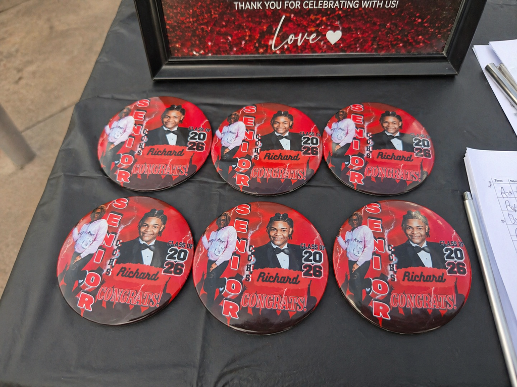 Customized Graduation Buttons