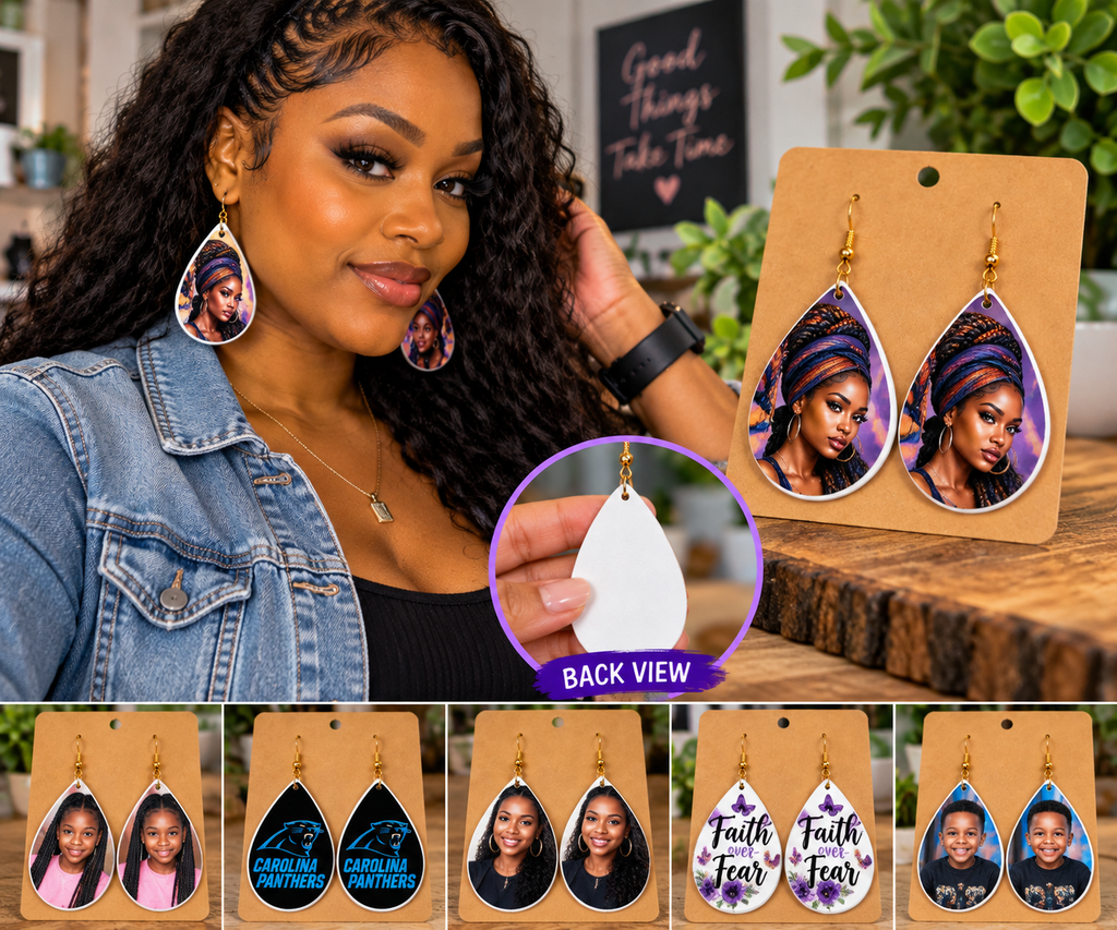 Custom Sublimation Earrings