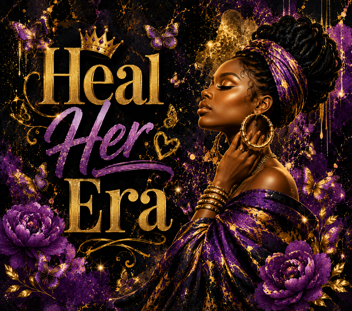 Heal Her Era tumbler design