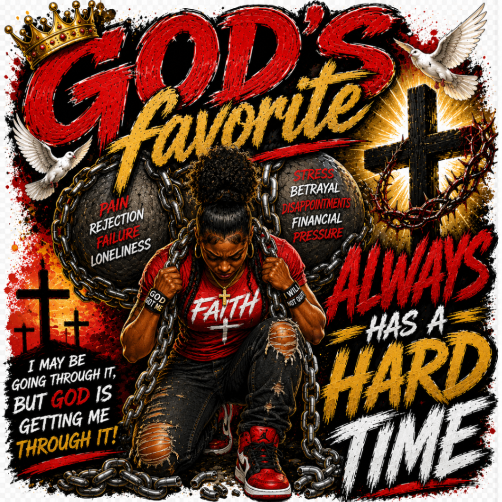 God's Favorite Red Faith Queen